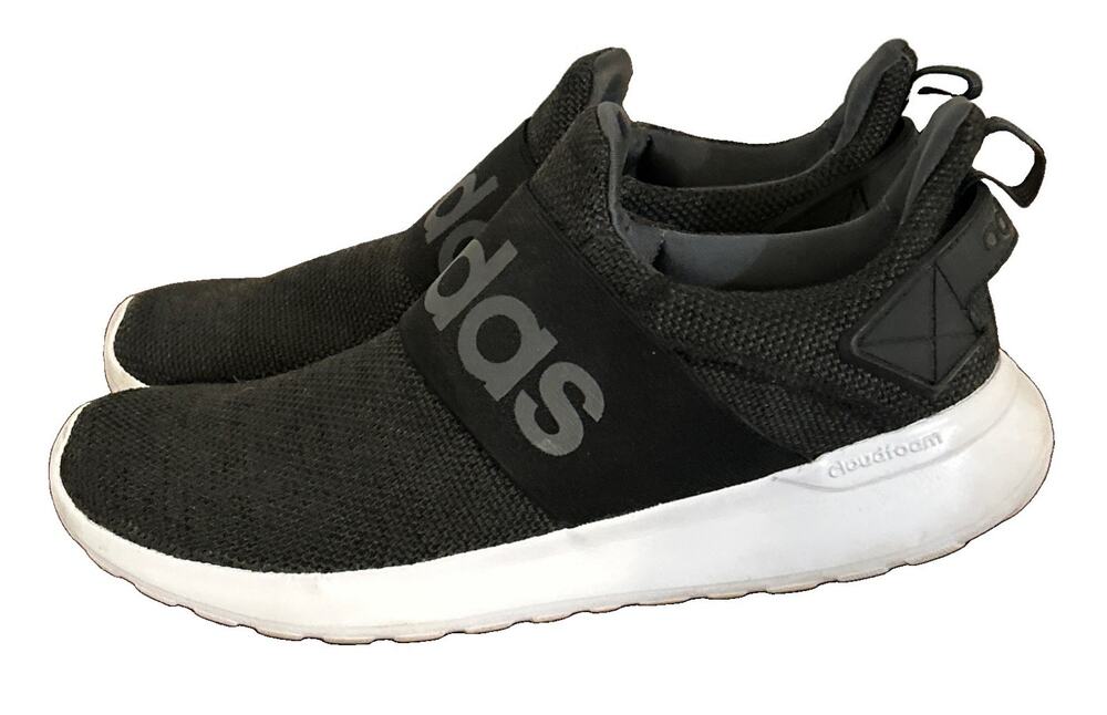 Adidas Men’s Lite Racer Adapt Low Top Cloudfoam Sneakers Black DB1645 Sz 8.5 EUC
